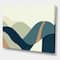 Designart - Abstract Geometric Landscape With Hills - Modern Canvas Wall Art Print
